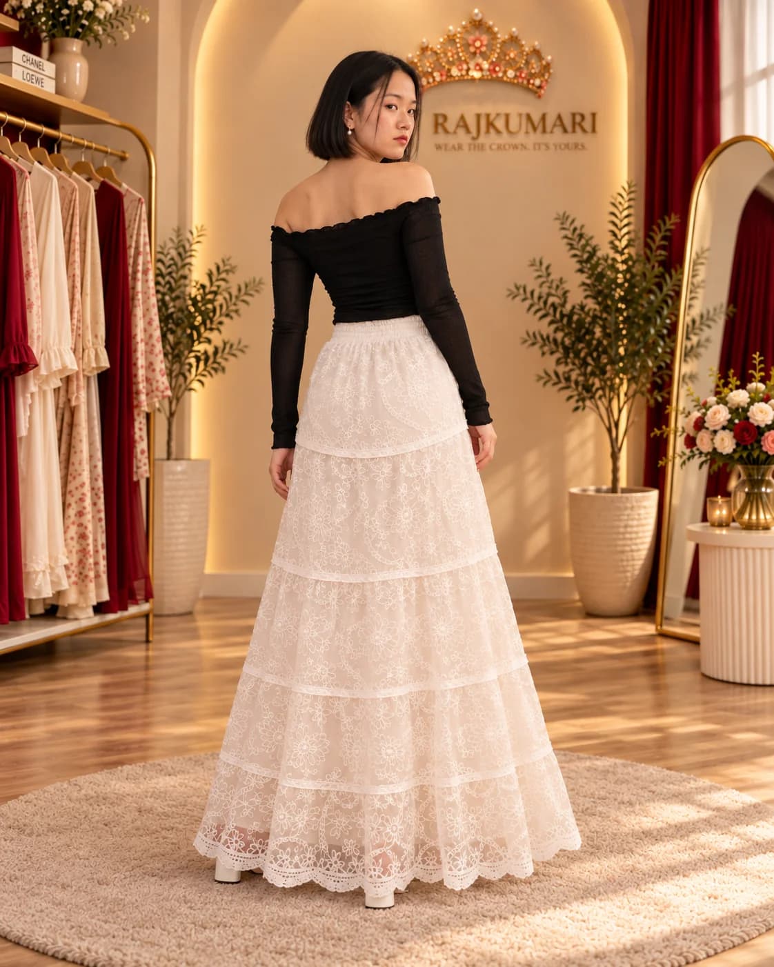 Lace Maxi Skirt